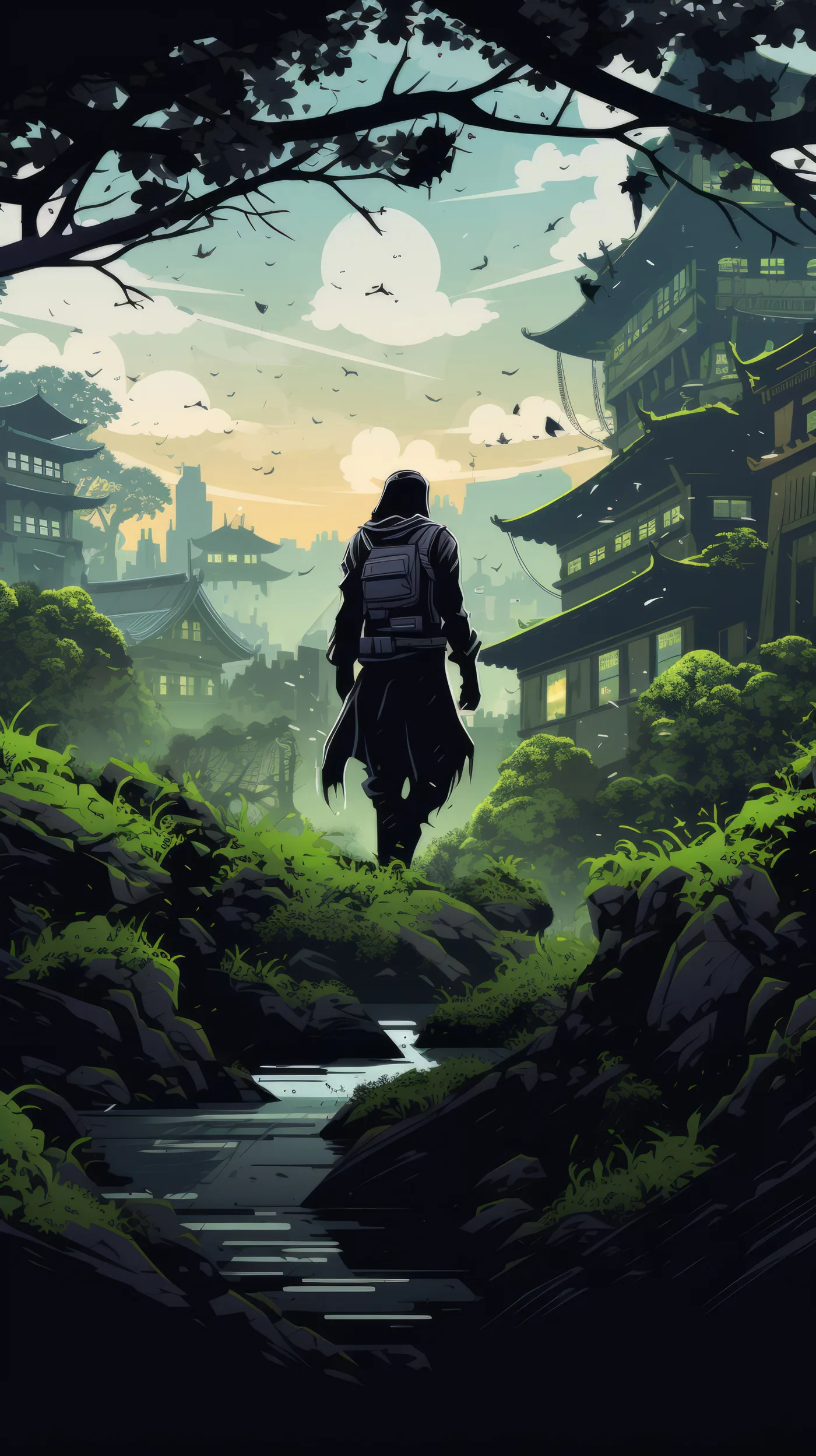 Poster Rōnin de la Forêt