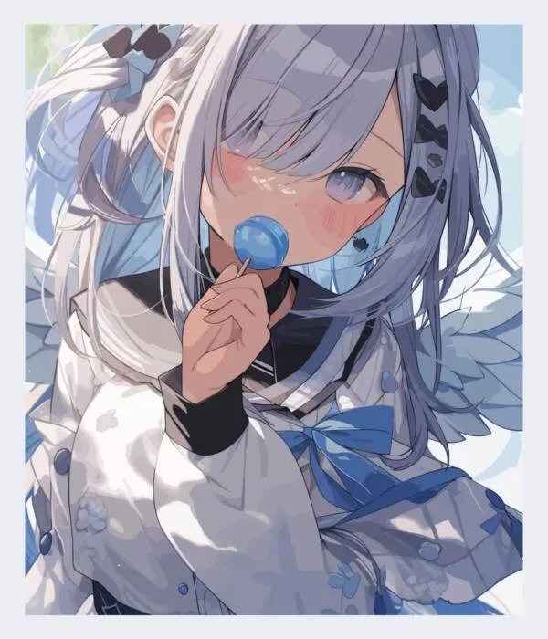 Carte Art Premium — Ange Bleu