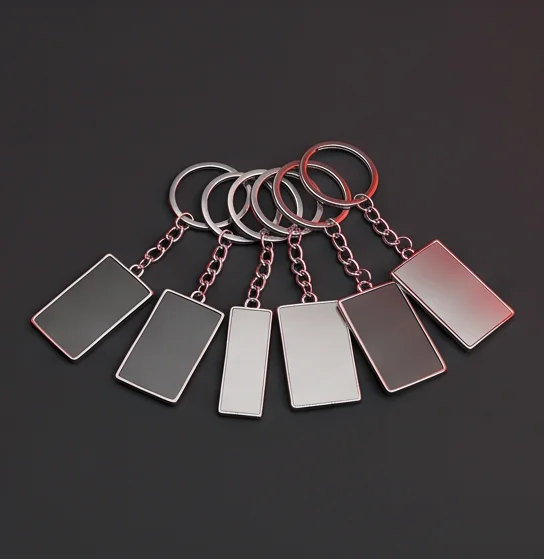 Lot de 6 Porte-clés Métal