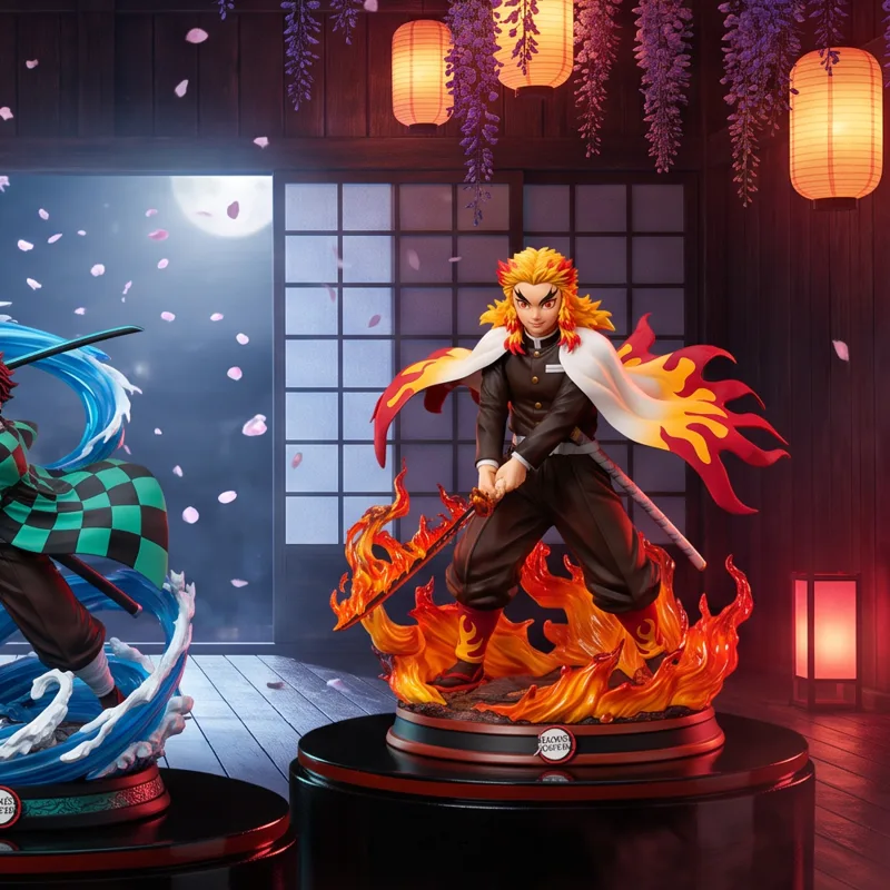 Statue Kyojuro Rengoku — Souffle de la Flamme